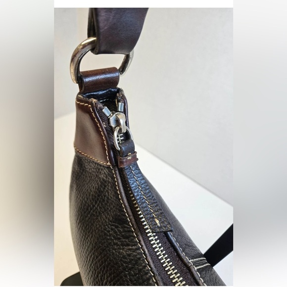 Dooney & Bourke Black and Brown Hobo Bag - Picture 8 of 16